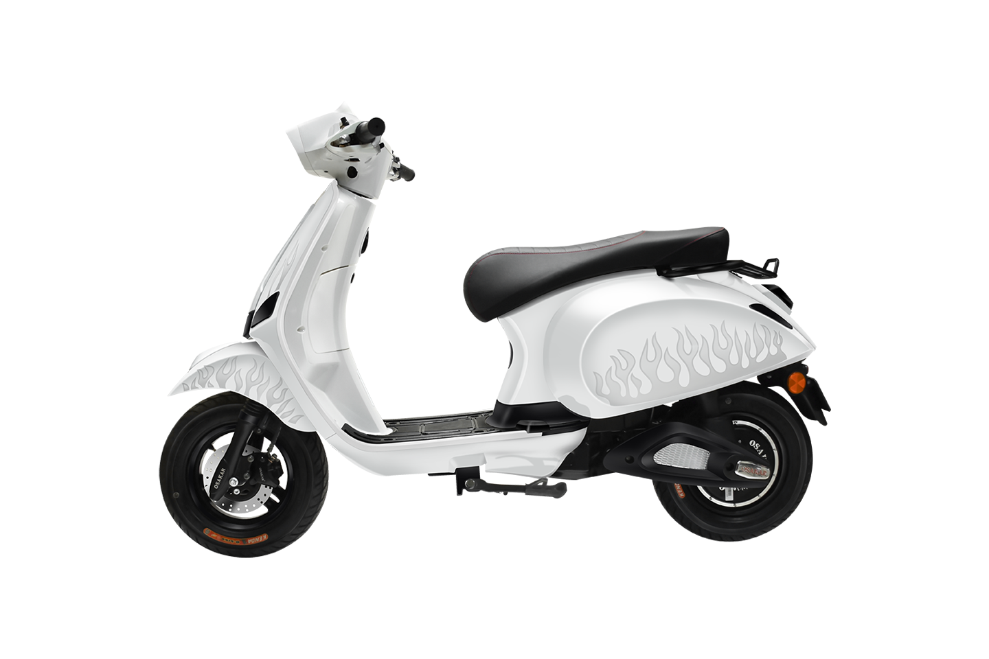 Xe máy điện OSAKAR NISPA VERA màu trắng