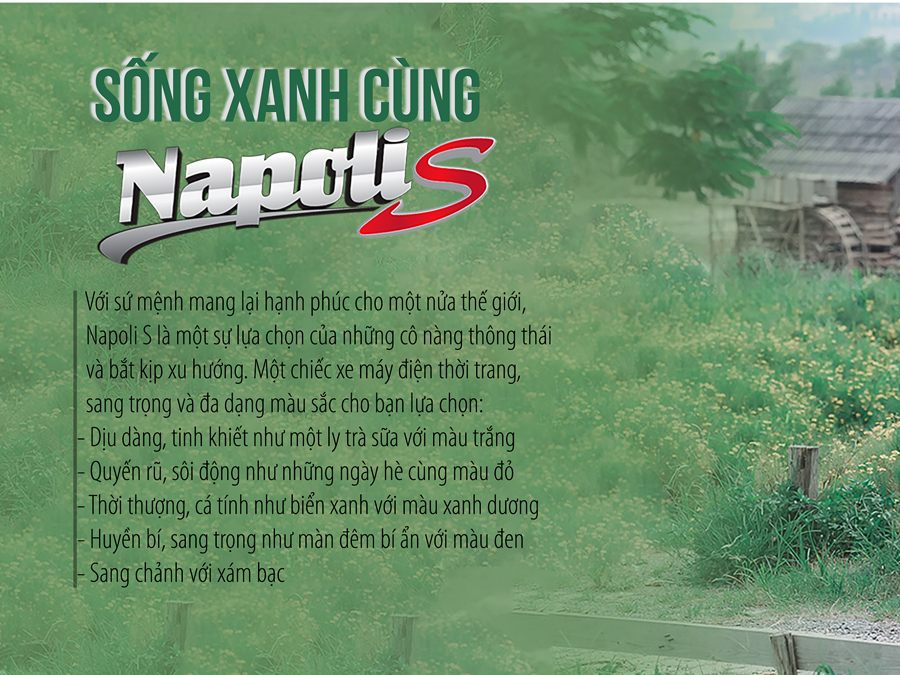 Xe máy điện BEFORE ALL NAPOLI S