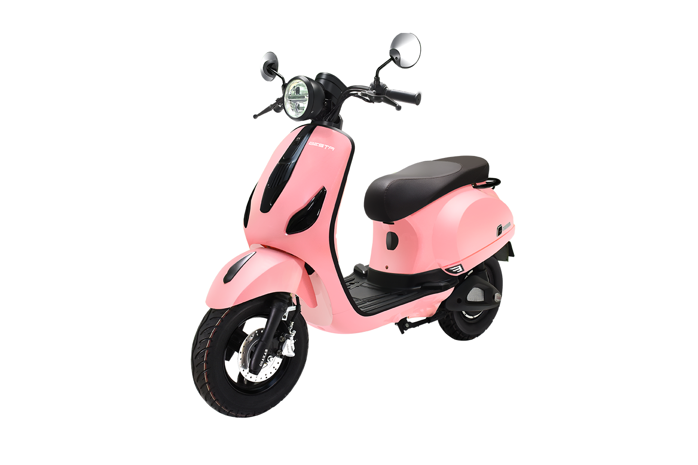 Xe máy điện OSAKAR BESTA màu hồng Flamingo