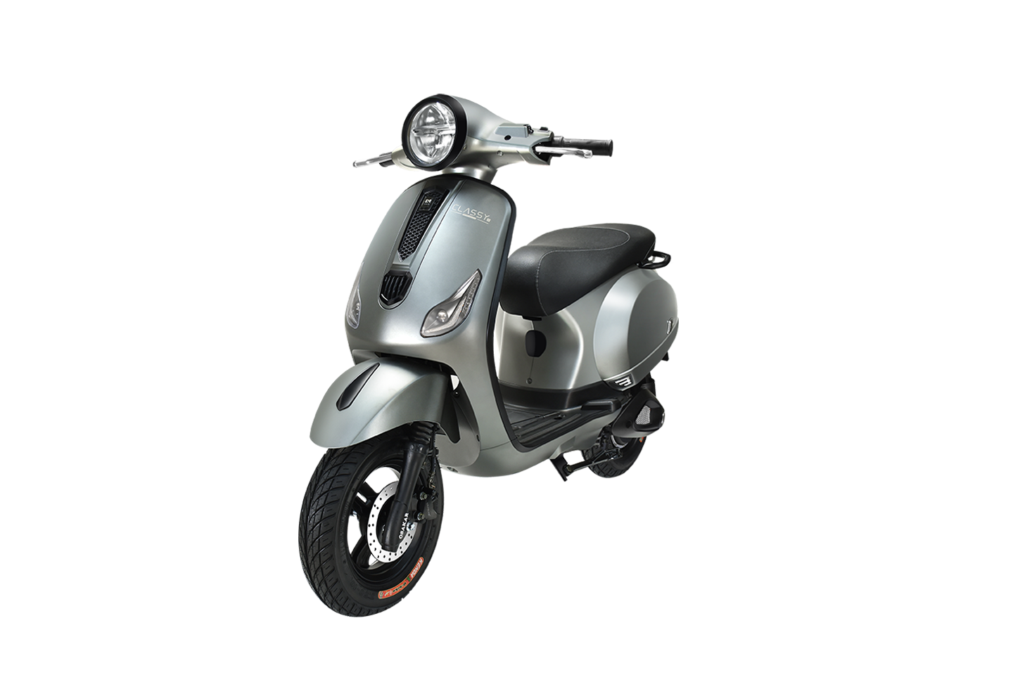 Xe máy điện OSAKAR CLASSY SI màu xám mờ