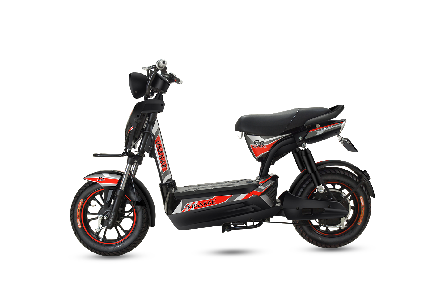 Xe máy điện OSAKAR S8 đỏ đen