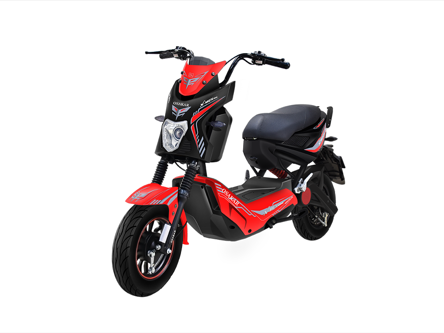 Xe máy điện OSAKAR XMEN MINI màu đỏ đô