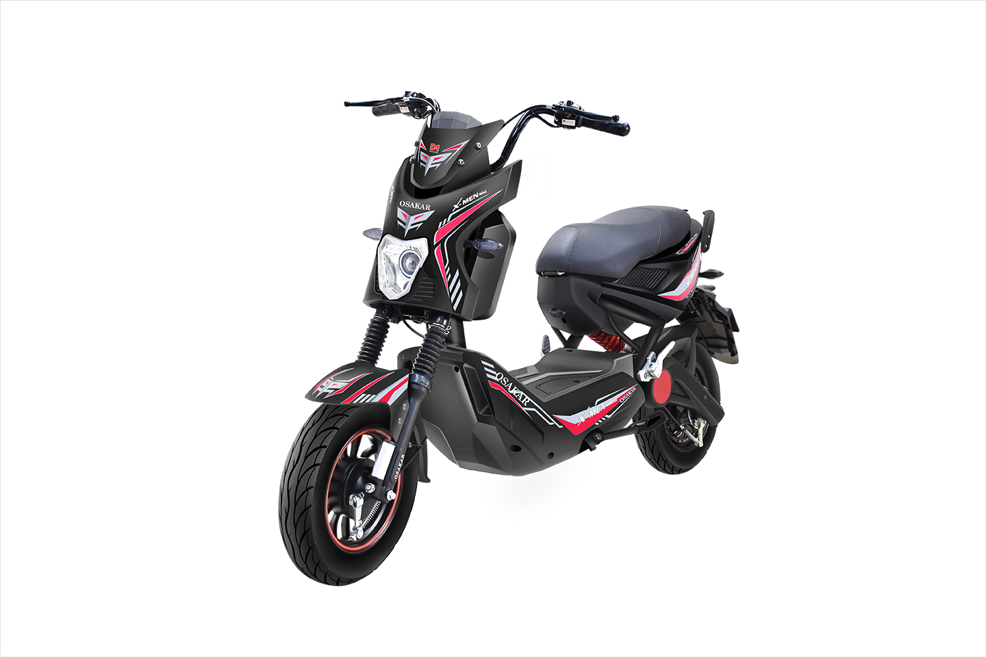 Xe máy điện OSAKAR XMEN MINI màu đô rđen