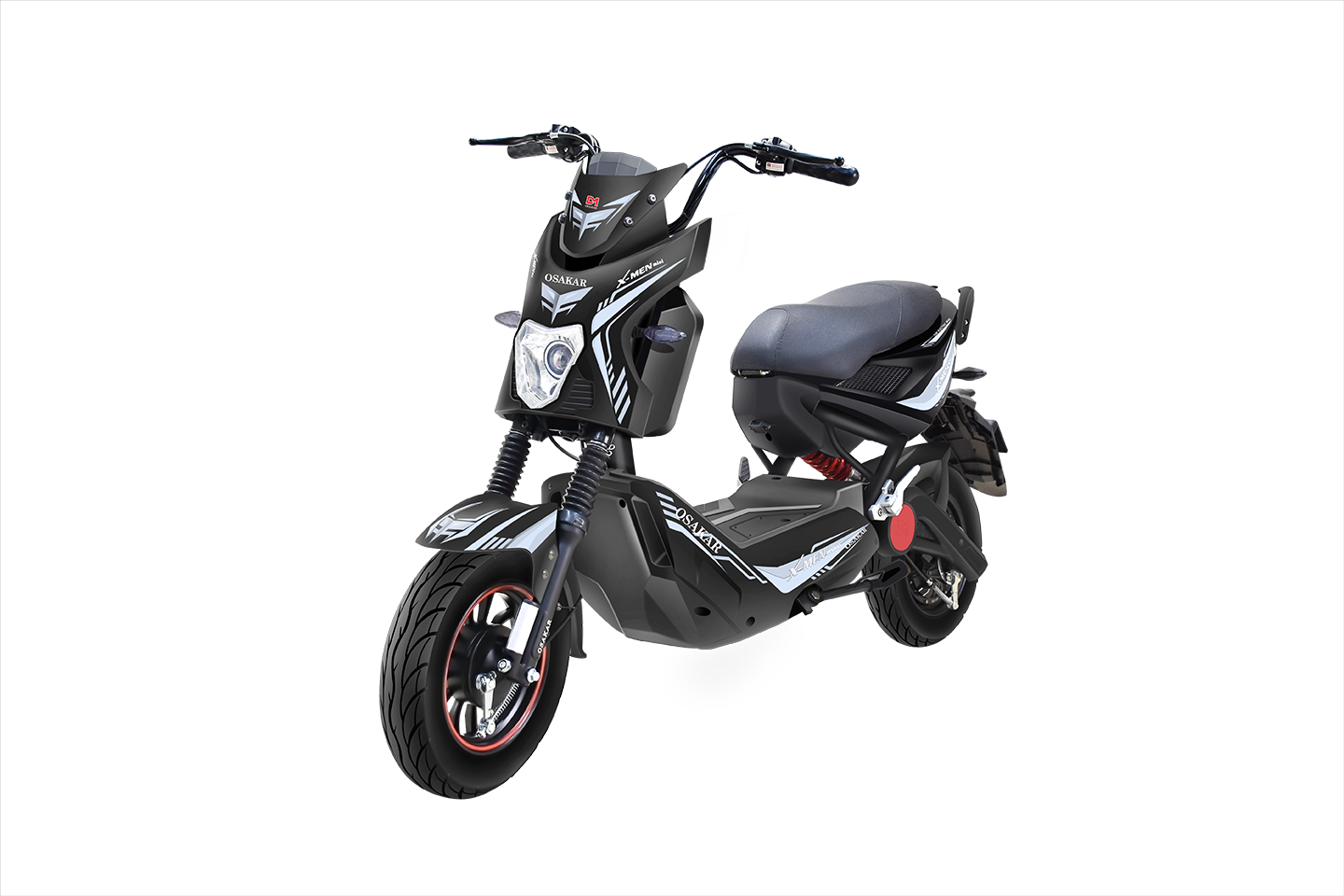 Xe máy điện OSAKAR XMEN MINI màu trắng đen