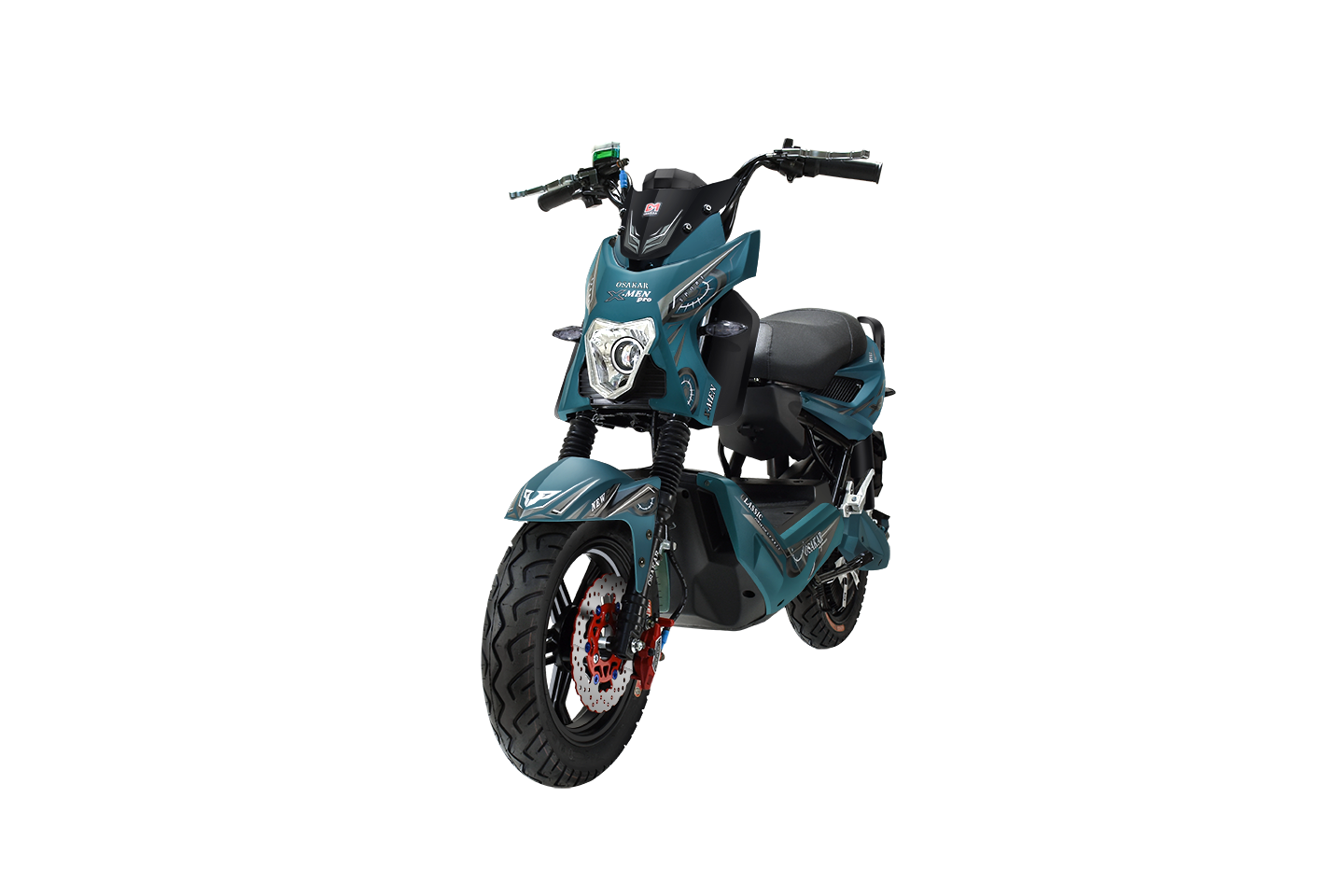 Xe máy điện OSAKAR XMEN PRO màu xanh lục