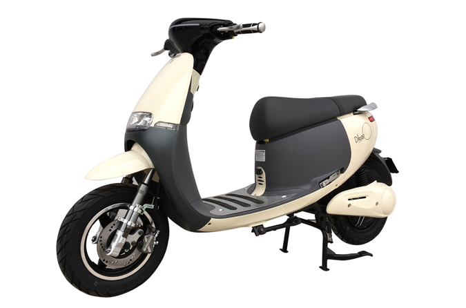Xe máy điện DIBAO GOGO SS trắng sữa